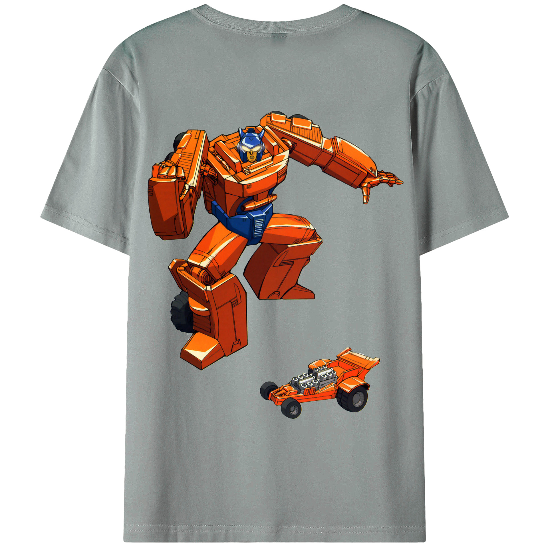 （画像用）  綿100％ メンズ半袖Tシャツ（バックプリント） 通気性